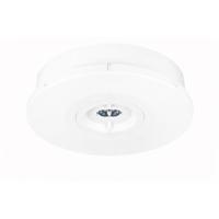 LED Noodverlichting - Pragmi Ponto XL - Opbouw - 3 Watt - 270 Lumen - Helder/Koud Wit 6500K - Zelfdiagnose 1 uur - IP65 - Wit - Kunststof