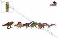 DinoWorld 6 dinosaurus figuren 2ass 9cm