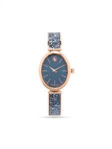 Swarovski montre ovale Crystal Rock - Bleu