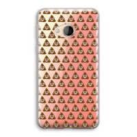Poop emoji: HTC U Play Transparant Hoesje