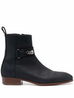 Philipp Plein bottines Nabuk en cuir - Noir - thumbnail