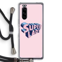 Superlady: Sony Xperia 5 Transparant Hoesje met koord