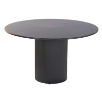 Eettafel Home ESPRIT Zwart Metaal 130 x 130 x 75 cm