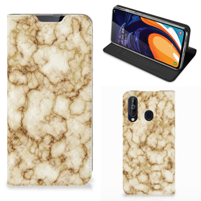 Samsung Galaxy A60 | Standcase | Marmer Goud