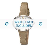 Boccia horlogeband 3261-02 Leder Lichtbruin 16mm + standaard stiksel - thumbnail