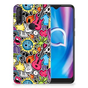 Alcatel 1S (2020) Silicone Back Cover Punk Rock