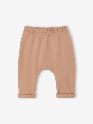 Molton babybroek kameel