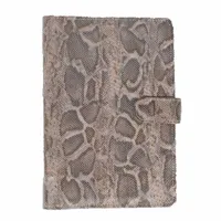 Mondoni Snake paardenpaspoortmap grijs