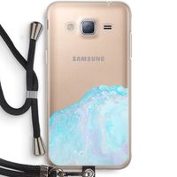 Fantasie pastel: Samsung Galaxy J3 (2016) Transparant Hoesje met koord