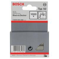 Niet met plat draad type 52, 12,3 x 1,25 x 10 mm 1000 stuk(s) Bosch Accessories 2609200206 Afm. (l x b) 10 mm x 12.3 mm