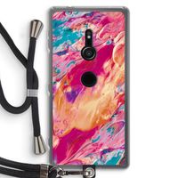 Pastel Echoes: Sony Xperia XZ2 Transparant Hoesje met koord