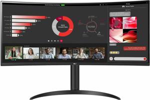 LG UW 34WR55QC-B.AEU computer monitor 86,4 cm (34") 3440 x 1440 Pixels Wide Quad HD LED Zwart