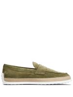 Tod's mocassins Gommino en daim - Vert