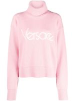 Versace hoodie Re-Edition 1979 à logo brodé - Rose - thumbnail