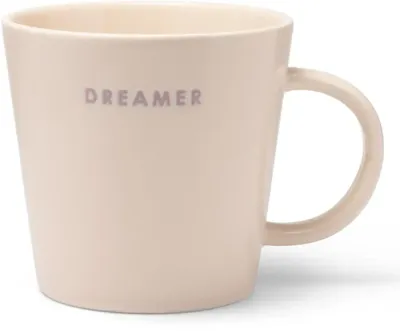 Vondels theekop keramiek dreamer 10x11cm ecru