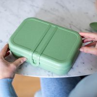 Koziol Bio-Circulair - Pascal Ready Lunchbox- en Bestekset - Gerecycled Zonnebloemolie - Groen - thumbnail