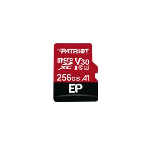 Patriot EP Series microSDXC 256 GB geheugenkaart UHS-I U3, Class 10, V30, A1, incl. SD-Adapter