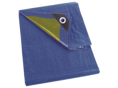 Dekzeil blauw/kaki sterk 3 x 6 m - Velleman