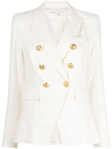 Veronica Beard blazer Miller à boutonnière croisée - Blanc