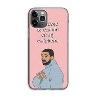 Hotline bling: iPhone 11 Pro Max Transparant Hoesje