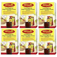 Aeroxon fruitvliegenval 40 ml - 6x - Fruitvliegjes vangers - Insectenbestrijding