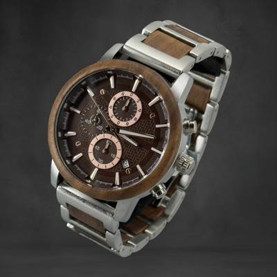 Sailor Ebony™ - TimberWood Chronograaf Houten heren Horloge