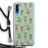 Gymboys: Samsung Galaxy A50 Transparant Hoesje met koord Gymboys: Samsung Galaxy A50 Transparant Hoesje met koord