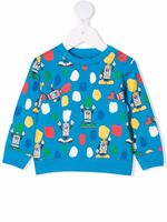 Stella McCartney Kids sweat à imprimé Paint Tubes - Bleu