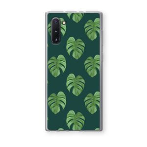 Monstera leaves: Samsung Galaxy Note 10 Transparant Hoesje
