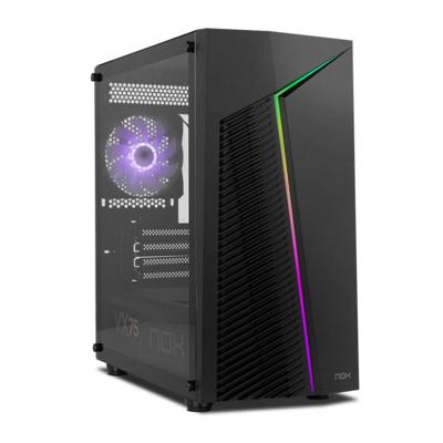 ATX Semi-toren doos Nox-Xtreme NXINFTYZETA Zwart