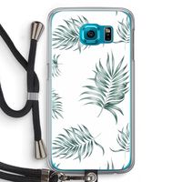 Simple leaves: Samsung Galaxy S6 Transparant Hoesje met koord