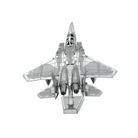 Metal Earth F-15 Eagle Modelvliegtuig met vaste vleugels Montagekit - thumbnail