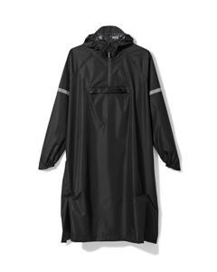HEMA Regenponcho Voor Volwassen Lichtgewicht Zwart (zwart)