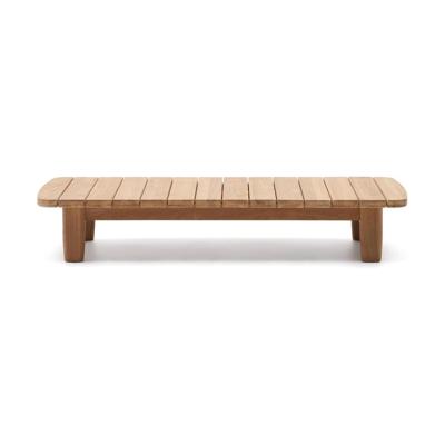 Kave Home Tirant salontafel 140x70 cm teakhout