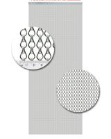 Vliegengordijn Aluminium Zilver - 100cm x 240cm Vliegengordijn Aluminium Zilver - 100cm x 240cm