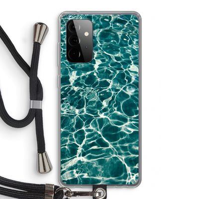 Weerkaatsing water: Samsung Galaxy A72 5G Transparant Hoesje met koord