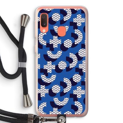 8-bit N°5: Samsung Galaxy A20e Transparant Hoesje met koord
