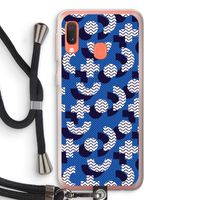 8-bit N°5: Samsung Galaxy A20e Transparant Hoesje met koord