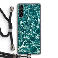 Weerkaatsing water: Samsung Galaxy S21 Plus Transparant Hoesje met koord