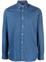 Tommy Hilfiger chemise en jean TH Flex à manches longues - Bleu - thumbnail