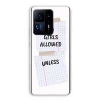 No Girls Allowed Unless: Xiaomi Mi Mix 4 Transparant Hoesje No Girls Allowed Unless: Xiaomi Mi Mix 4 Transparant Hoesje