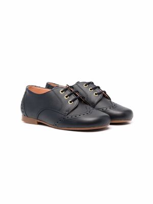 CLARYS derbies à logo embossé - Bleu
