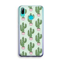 Cactus Lover: Huawei P Smart (2019) Transparant Hoesje Cactus Lover: Huawei P Smart (2019) Transparant Hoesje
