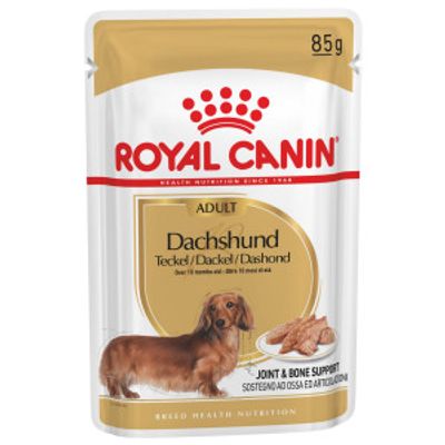 Royal Canin Adult Dachshund (Teckel) natvoer hond (paté) 1 doos (12 x 85 g)