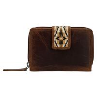 Hide & Stitches Dames Portemonnee Next Navajo Bruin