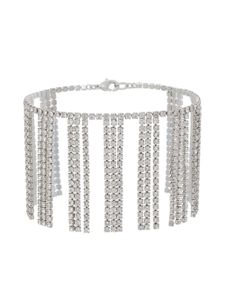 Roxanne Assoulin bracelet On The Frange serti de cristaux - Argent