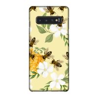 No flowers without bees: Samsung Galaxy S10 4G Volledig Geprint Hoesje