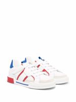 Dolce & Gabbana Kids baskets à détails contrastants - Blanc