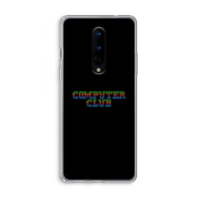 Retro: OnePlus 8 Transparant Hoesje