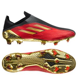 adidas X Speedflow + FG Showdown - Rood/Goud/Zwart